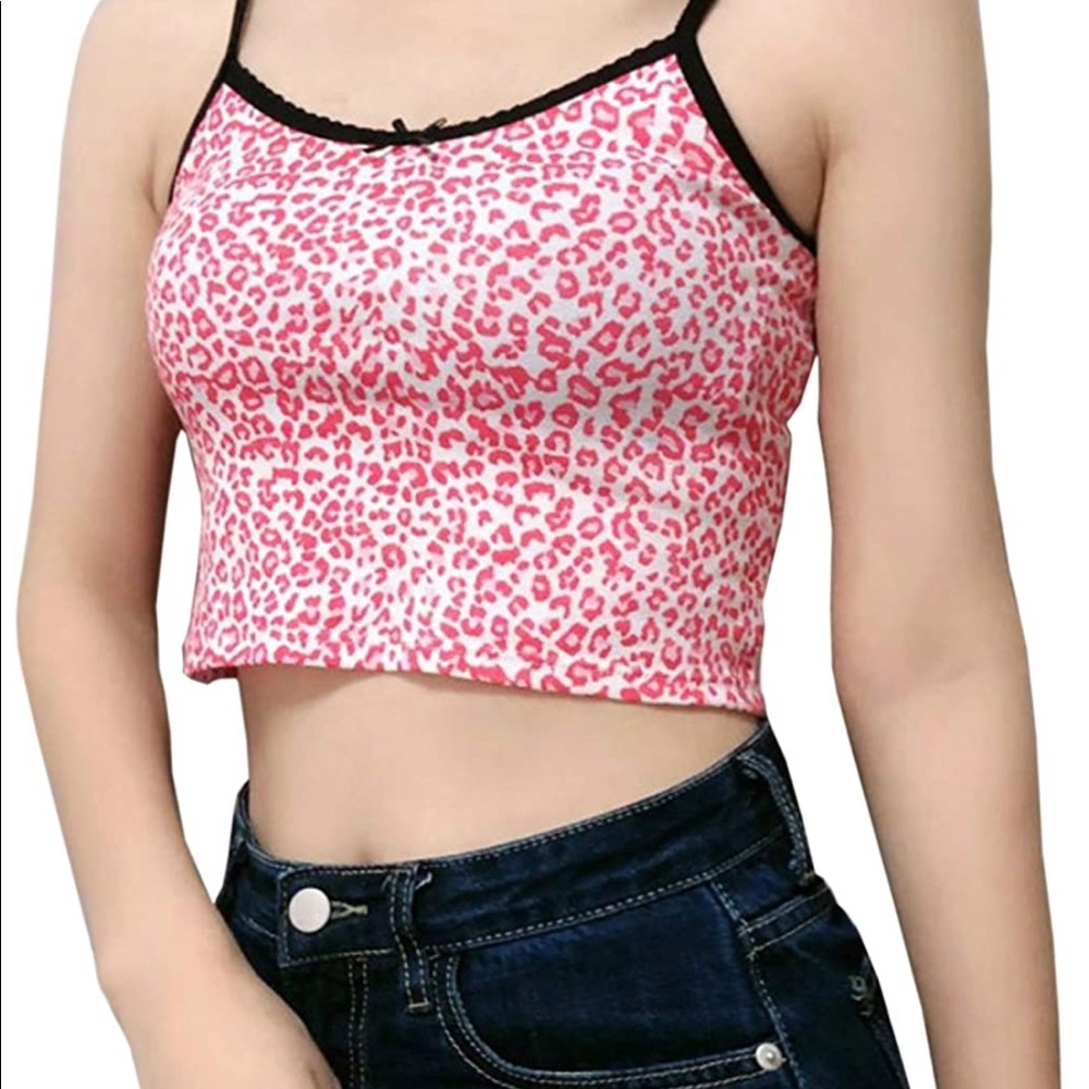 cute cheeta print top. (NOT BRANDY)
